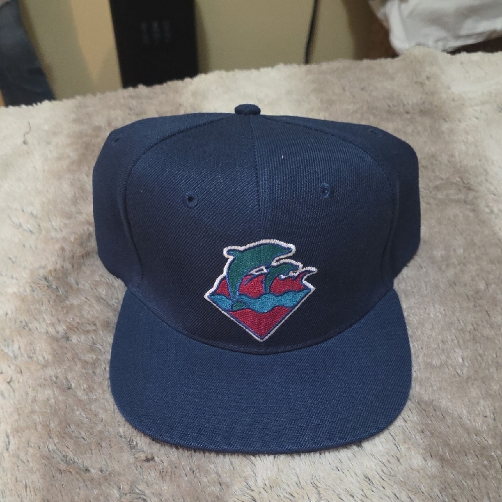 Navy Blue Cap with Embroidered Logo